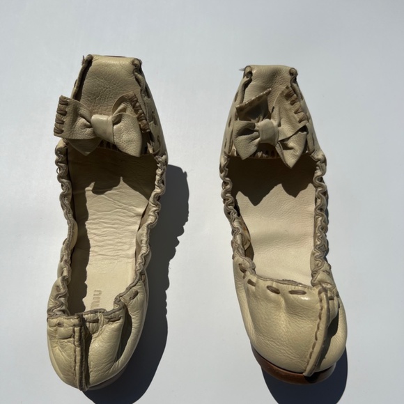 Vintage miu miu ballerina flats - baller flats EU 40 -US 9 - Picture 2 of 3